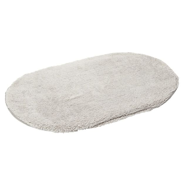 Galette pour chien ovale gris clair 37x60cm