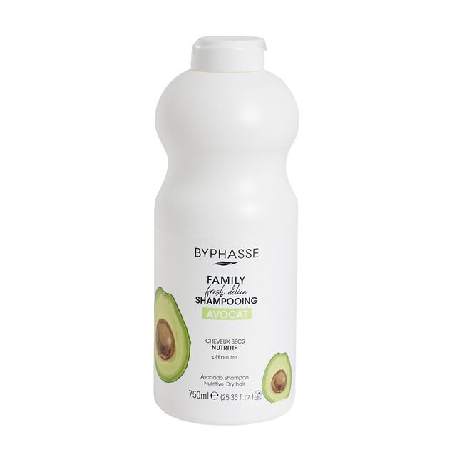 Shampoing Byphasse Family Fresh avocat cheveux secs 750 ml
