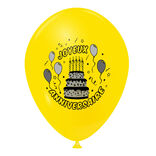 Ballon de baudruche anniversaire x10