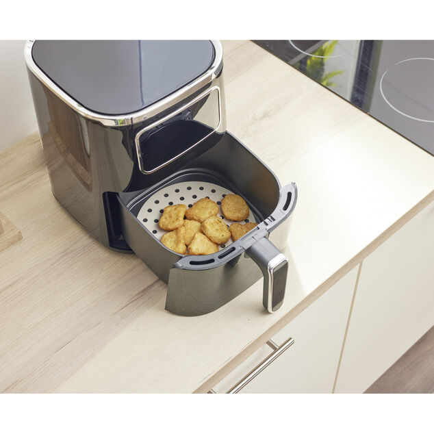 Tapis de cuisson en silicone Ø20cm spécial friteuse sans huile et four