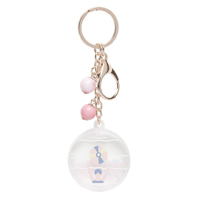 Porte cl&eacute; fantaisie beach - 2 coloris