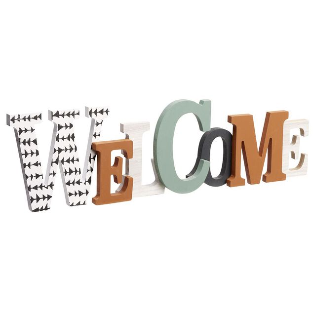 Mot d&eacute;coratif en bois