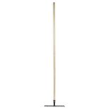 R&acirc;teau 14 dents m&eacute;tal manche en bois