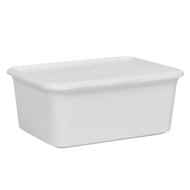 Bo&icirc;te de rangement 6 L blanc
