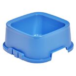 Gamelle carr&eacute;e bleue 3,2 L - plastique 29x29xH12cm