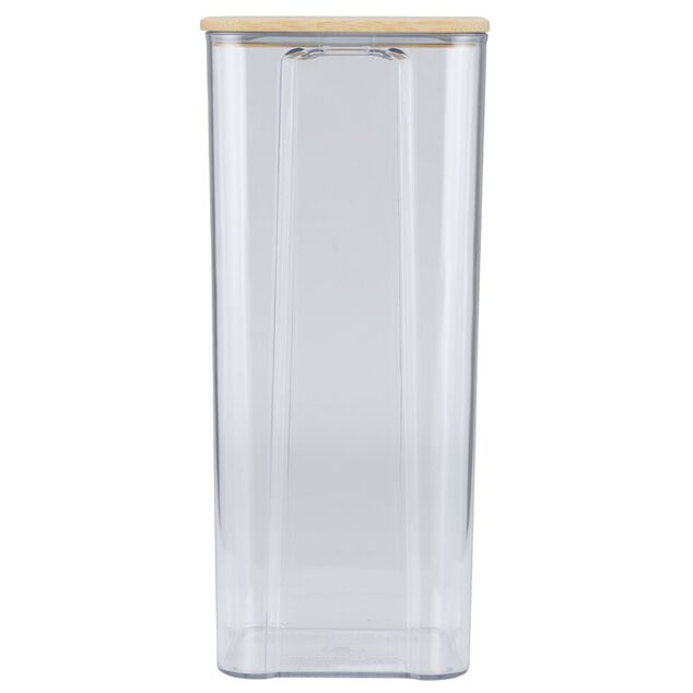 Bo&icirc;te de conservation x8 plastique et couvercle bambou 370/680/950/1300/1800ml