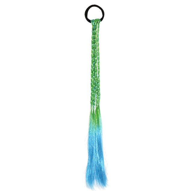 Extension &eacute;lastique &agrave; cheveux avec tresses en nylon L41cm - 3 mod&egrave;les