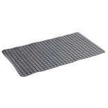 Tapis de douche antidérapant plastique 38x68cm (2 modèles)