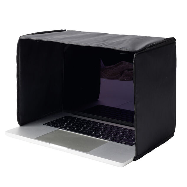 Housse de protection pour ordinateur forme sacoche pochette noire 24x36cm