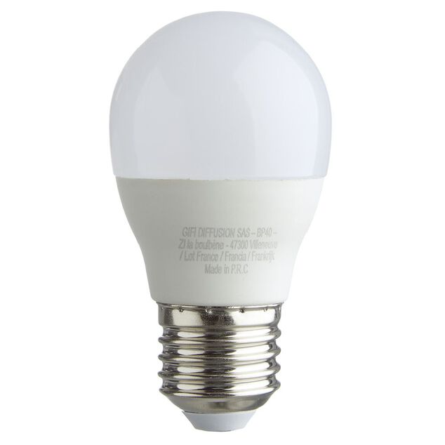 Ampoule LED E27 G45 couleurs changeantes avec t&eacute;l&eacute;commande 470lms