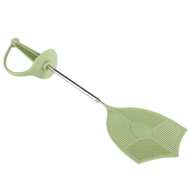 Tapette &agrave; mouches t&eacute;lescopique L89cm (2 mod&egrave;les jaune ou vert)
