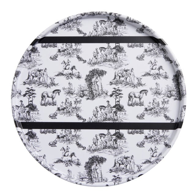 Plateau rond acier &Oslash;23cm - 2 mod&egrave;les