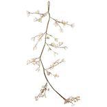 Branche de baies artificielles roses L120cm