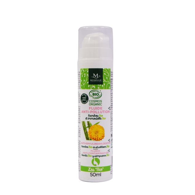 Fluide anti-pollution certifi&eacute; bio, flacon de 50 ml
