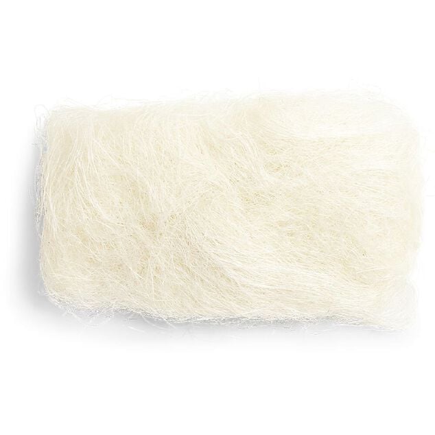 Fausse herbe en paille pour d&eacute;cor P&acirc;ques blanc ou vert