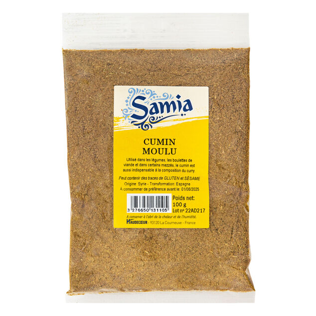 Cumin moulu Samia sachet 100gr