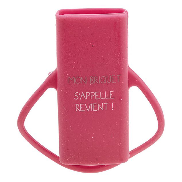 &Eacute;tui &agrave; briquet en silicone design message