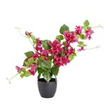 Fleur artificielle en pot bougainvillier rose fuschia H75cm