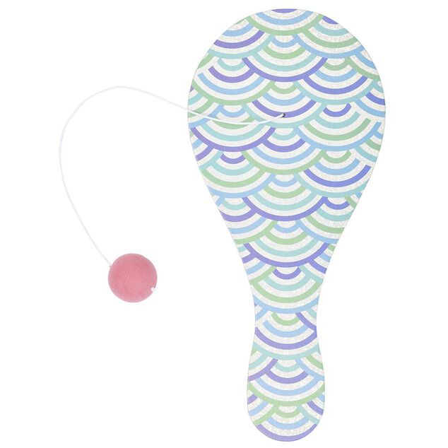 Tape balle raquette padel en bois &agrave; motifs