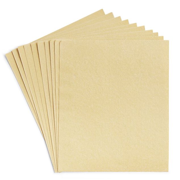 12 Feuilles Abrasives en Silex - 230 x 280 mm