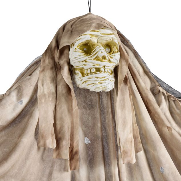 D&eacute;coration Halloween fant&ocirc;me squelette &agrave; suspendre 160x190cm (2 mod&egrave;les)