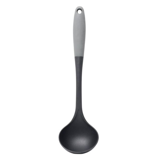 Louche plastique noir et gris L34cm