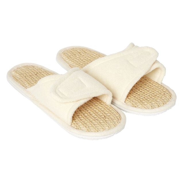 Chaussons en lin pour spa