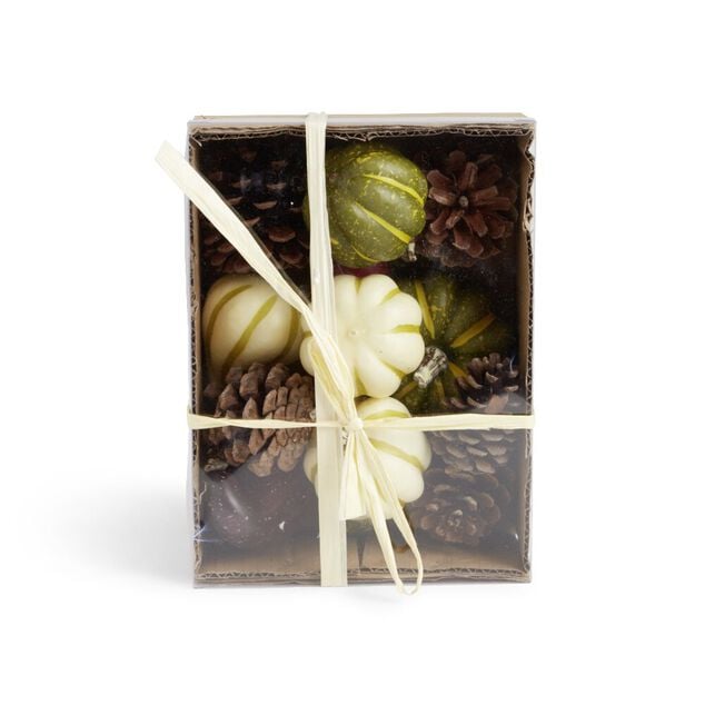 Lot éléments décoration automne plastique 3 modèles