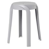 Tabouret Firsty gris Ø26xH46cm