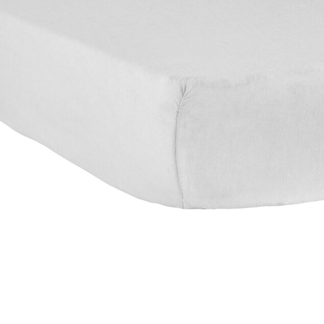 Prot&egrave;ge-matelas anti-punaises jersey 90x190x25cm polyester blanc