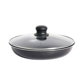 Sauteuse tous feux dont induction sans manche aluminium noir Ø25xH6,5cm
