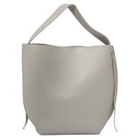 Sac shopping  gris + poche
