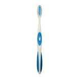 Brosse à dent médium bleue et blanche