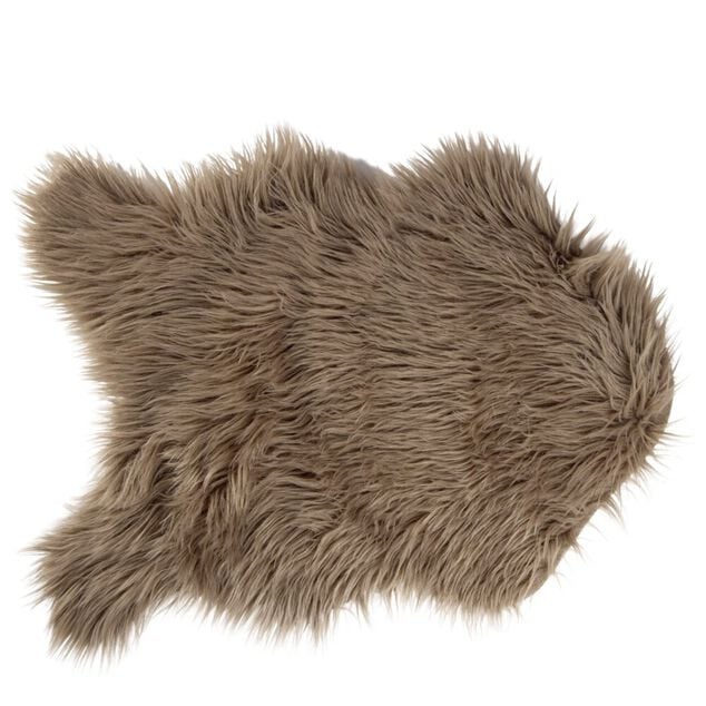 Tapis peau de b&ecirc;te effet fourrure (3 mod&egrave;les)