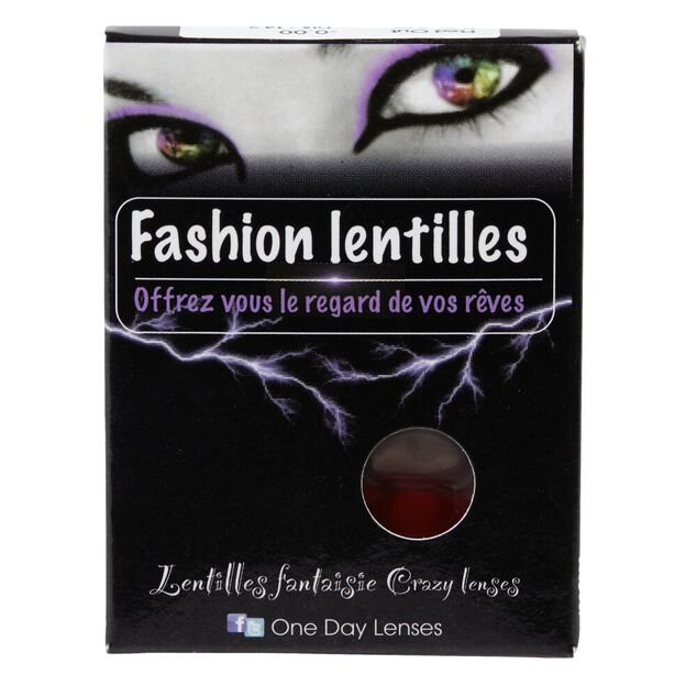 Paire de lentilles de contact couleur 1 jour