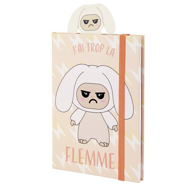 Carnet en papier A6 Gromimis J'ai trop la flemme 11x15cm