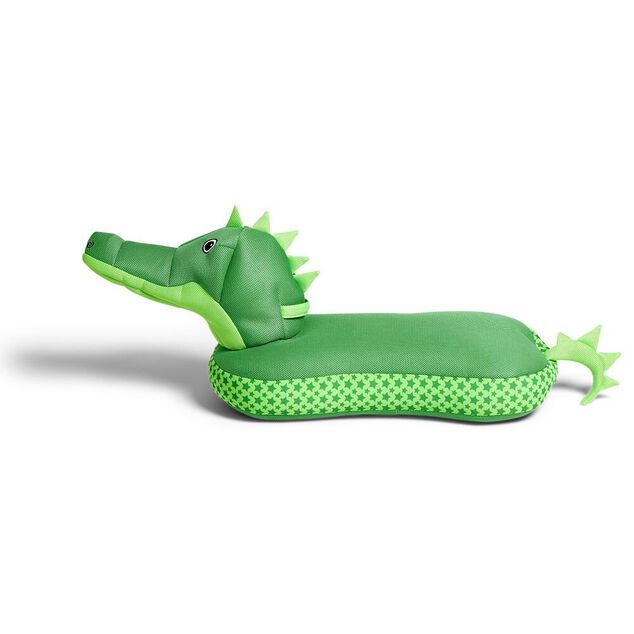 Crocodile &agrave; chevaucher microbilles 101x38xH43cm