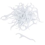 Fil dentaire avec manche cure dents 50 pièces