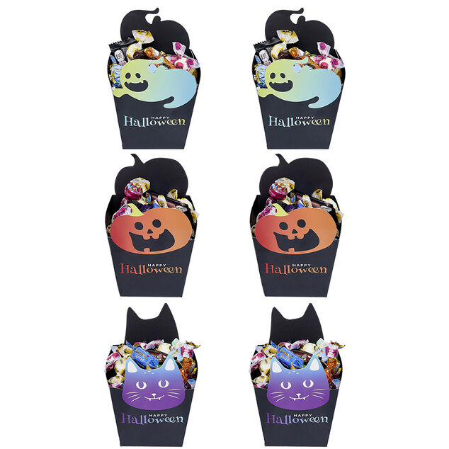 Bo&icirc;te &agrave; bonbons Happy Halloween x6