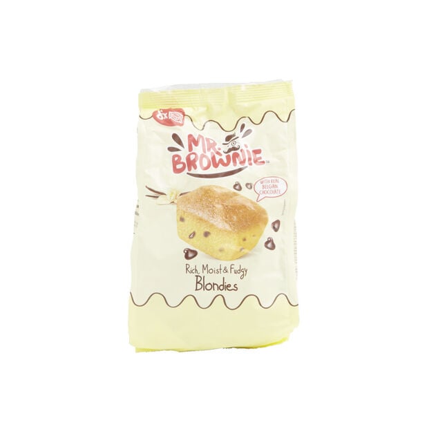 Lot de 8 sachets individuels Mr. Brownie Blondies vanille chocolat 200g