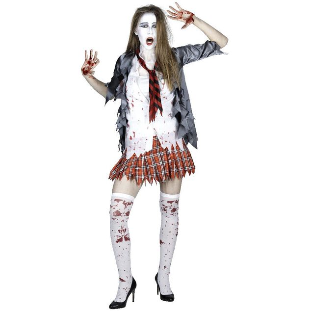 D&eacute;guisement adulte &eacute;coli&egrave;re Halloween taille L