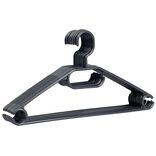 Cintre en plastique noir x8