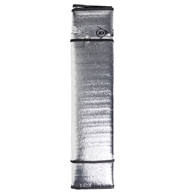Pare-soleil pour voiture Dunlop gris m&eacute;tallis&eacute; 130x60cm