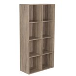 Structure pour Box Cube 8 cases bois brun 69x30xH137cm