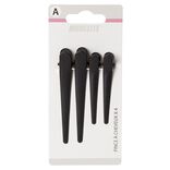 Pince crocodile plate x4