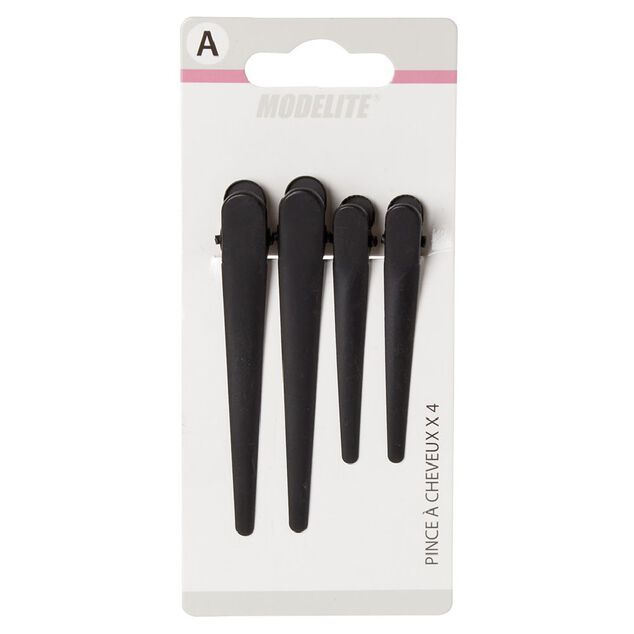 Pince crocodile plate x4