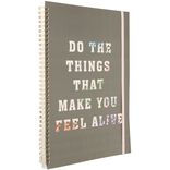 Cahier à spirales message A4 160 pages