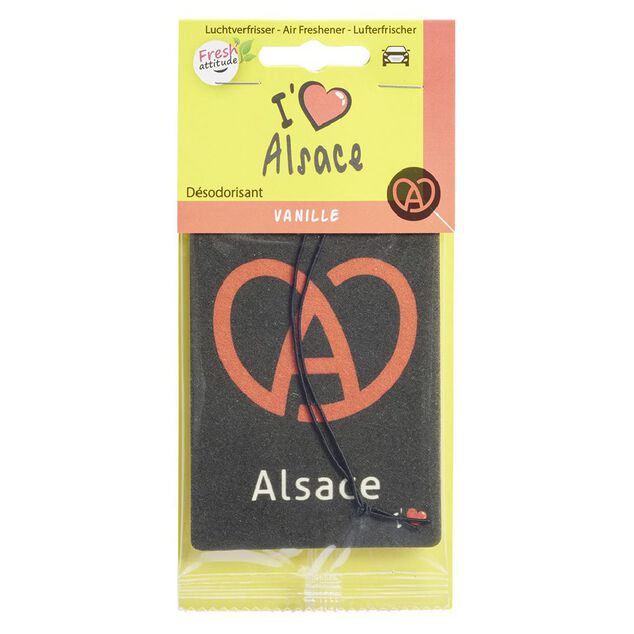 D&eacute;sodorisant voiture carte magique I love Alsace senteur vanille