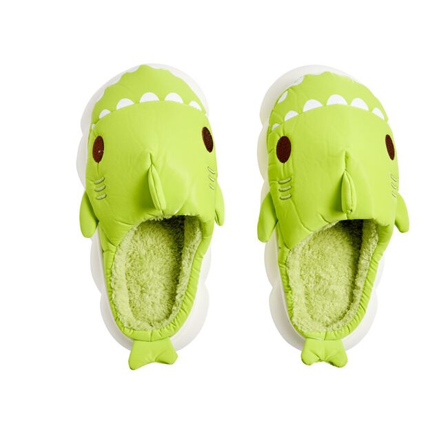 Chaussons mixtes requin verts T36 à T45