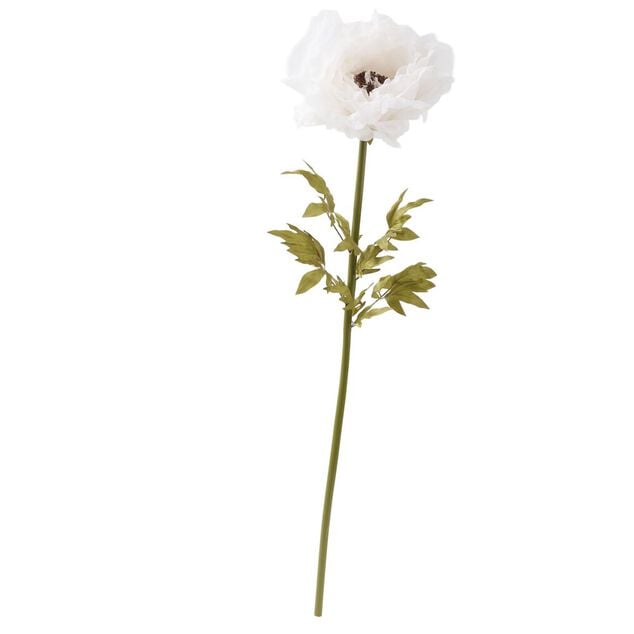 Fleur artificielle pivoine blanche XXL 1 tige &Oslash;58xH170cm
